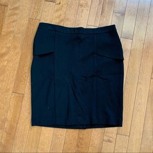 LOT of 2 mini skirts peplum and pleated skirts 6 M